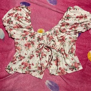 Floral Crop Top